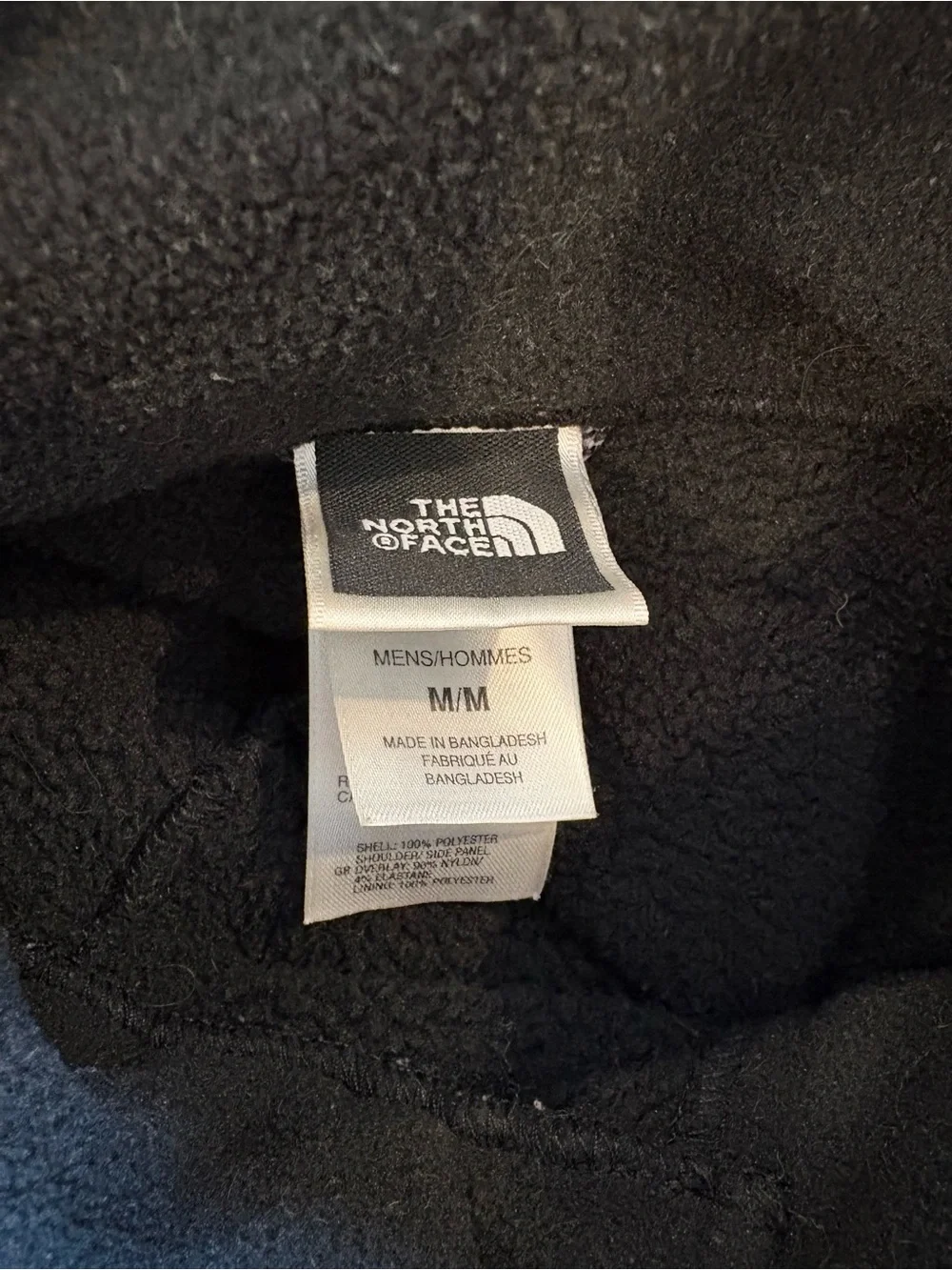 North Face Men’s Black Fleece Jacket